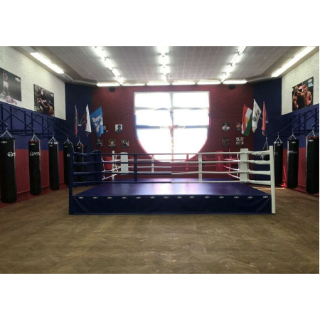 Ринг боксерский на помосте (высота 0.5 м) SportPanda